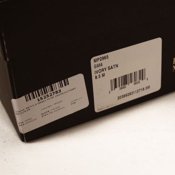 Badgley Mischka Crystal Satin d’Orsay Heels – Giana Peep-Toe Pump NWT 8.5 - Picture 7 of 7